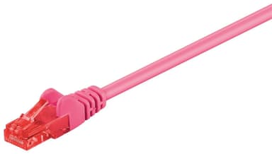 Goobay CAT 6 patch-kaapeli, U/UTP, magenta