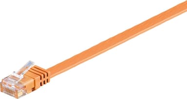 Goobay CAT 6 Flat-patch-kaapeli, U/UTP, oranssi