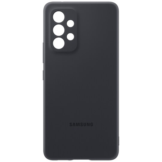 Samsung Galaxy A53 silikoninen suojakuori (musta)