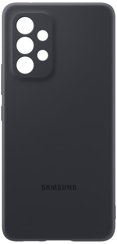 Samsung Galaxy A53 silikoninen suojakuori (musta)