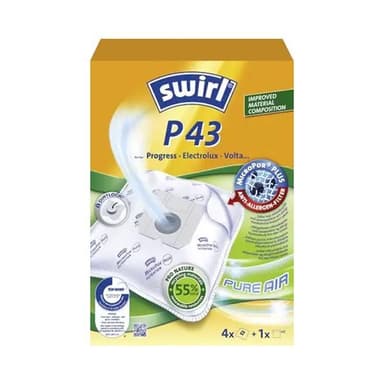 Swirl P43 Pölypussi 4-pakkaus + suodatin 6765958