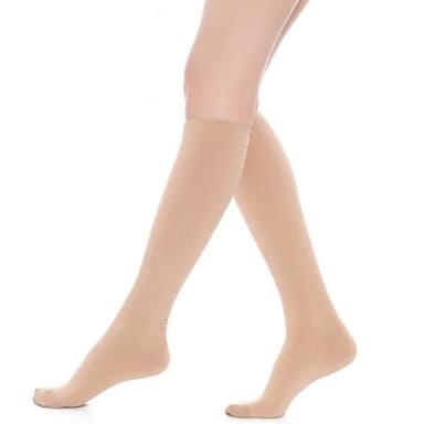 Tukisukat nylonia & spandexia koko XL  - Beige