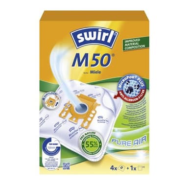 Swirl M50 Pölypussi 4-pakkaus + suodatin 6765954