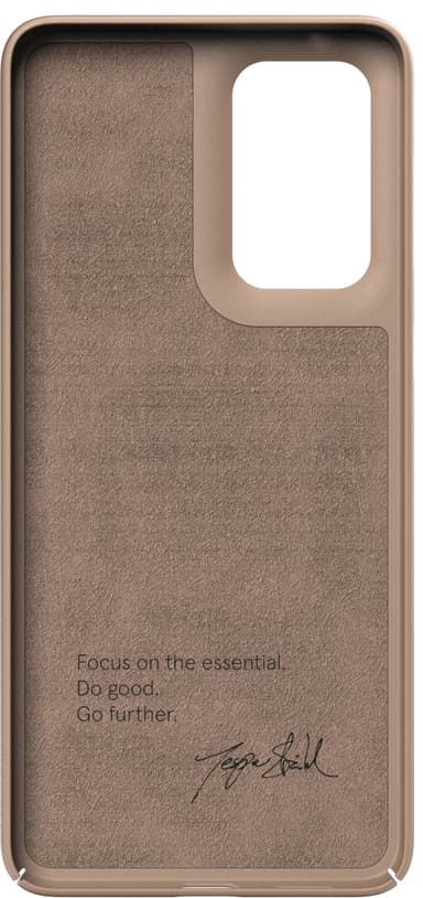 Nudient V3 Samsung Galaxy A33 suojakuori (savibeige)