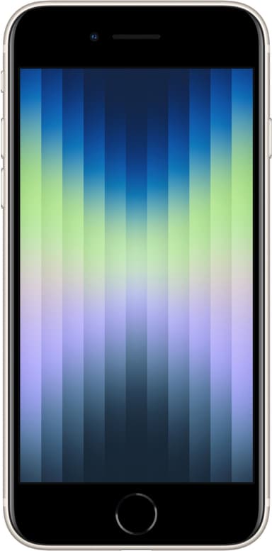 iPhone SE Gen. 3 älypuhelin 256 GB (tähtivalkea)