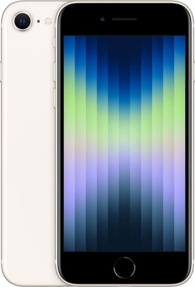 iPhone SE Gen. 3 älypuhelin 256 GB (tähtivalkea)
