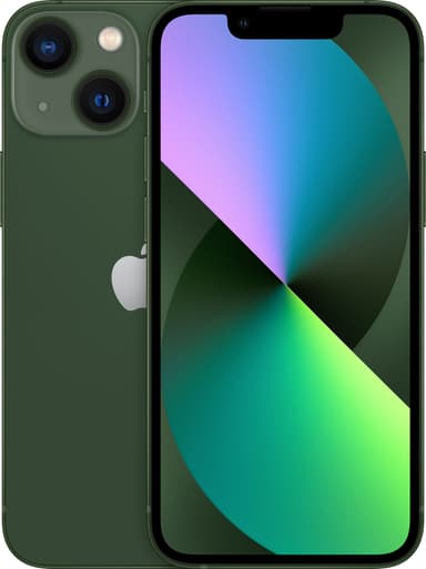 iPhone 13 mini – 5G älypuhelin 256 GB (vuorimännynvihreä)