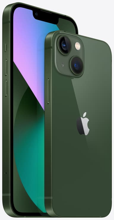 iPhone 13 mini – 5G älypuhelin 256 GB (vuorimännynvihreä)