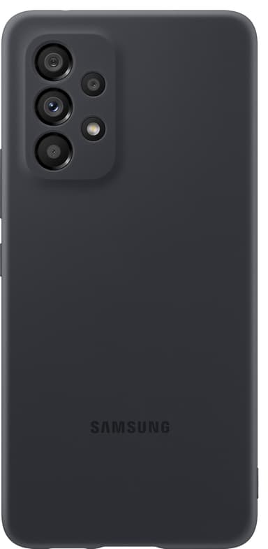 Samsung Galaxy A53 silikoninen suojakuori (musta)
