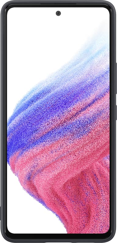 Samsung Galaxy A53 silikoninen suojakuori (musta)
