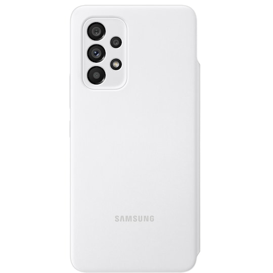 Samsung Galaxy A53 Smart S View lompakkokotelo (valkoinen)