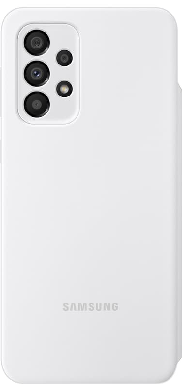 Samsung Galaxy A33 Smart S View lompakkokotelo (valkoinen)