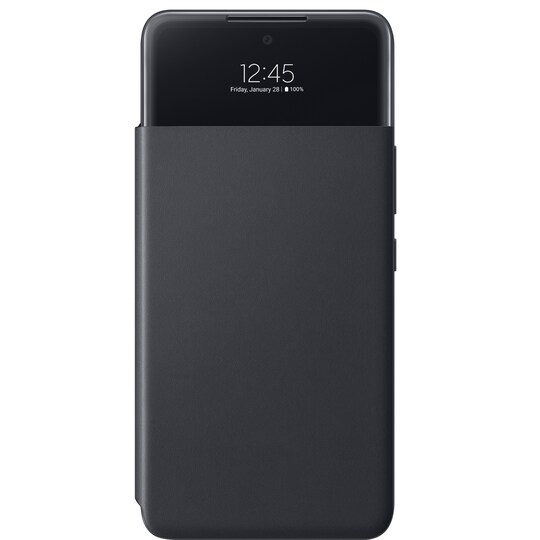 Samsung Galaxy A53 Smart S View lompakkokotelo (musta)