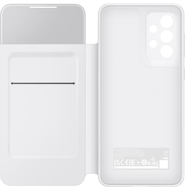 Samsung Galaxy A33 Smart S View lompakkokotelo (valkoinen)