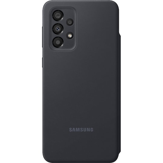 Samsung Galaxy A33 Smart S View lompakkokotelo (musta)