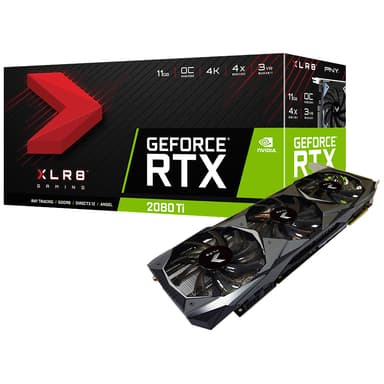 PNY GeForce RTX 2080 Ti XLR8 Gaming OC näytönohjain 11G PNY GeForce RTX 2080 Ti XLR8 Gaming OC näytönohjain 11G