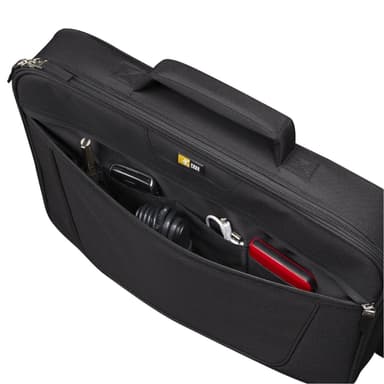 Case Logic VNCI217 Sopii jopa kokoon 17,3 ", musta, Messenger - Salkku, olkahihna
