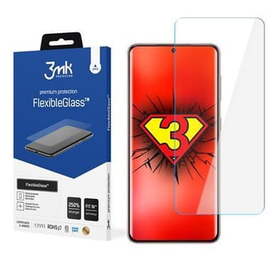 3MK FlexibleGlass Samsung, Galaxy S21 FE, hybridilasi, kirkas näytönsuoja
