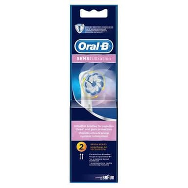 Oral-B Sensitive EB60-2 Takuu 24 kuukautta, Aikuisille, Päät, Mukana olevien harjaspäiden lukumäärä 2