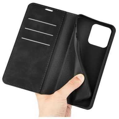 kotelo magneettisuljuksella PU / TPU Musta iPhone 13 Mini