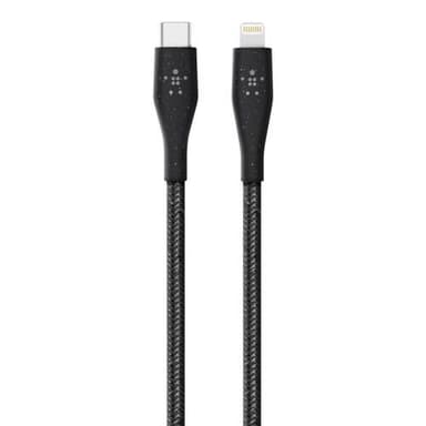 Belkin DuraTek Plus USB-C-salama, musta (1,2 m)