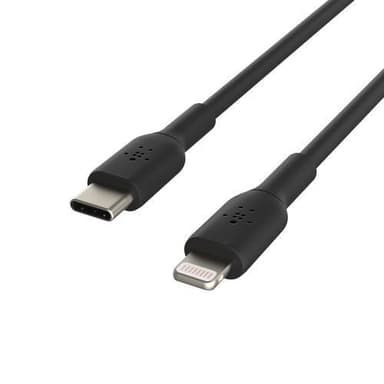 Belkin USB-C - Lightning, musta (1m)