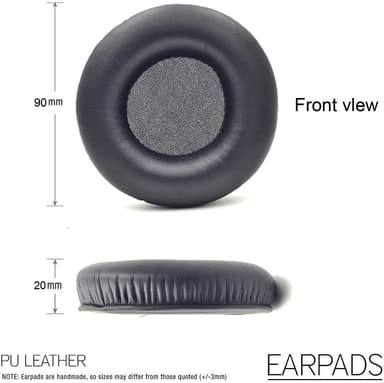 Korvatyynyt JBL E50BT / S500 / S700 / E50 1 pari musta