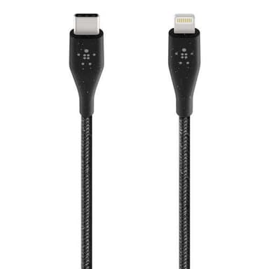 Belkin DuraTek Plus USB-C-salama, musta (1,2 m)