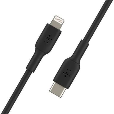 Belkin USB-C - Lightning, musta (1m)