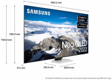 Samsung 85" QN85B 4K Neo QLED älytelevisio (2022)