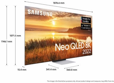 Samsung 85" QN900B 8K Neo QLED älytelevisio (2022)