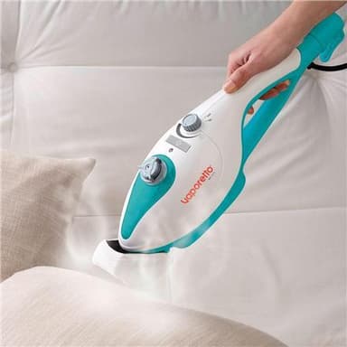 Polti Höyrymoppi PTEU0252 Vaporetto SV205 Teho 1300 W, Vesisäiliön tilavuus 0,32 L, Valkoinen/Sininen