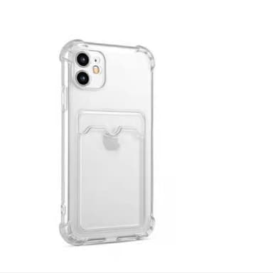 iPhone 11 kotelo korttitelineellä TPU läpinäkyvä