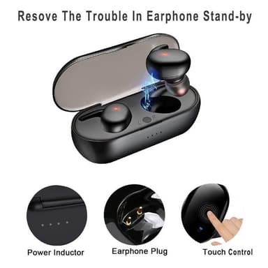 Langattomat Bluetooth-kuulokkeet In-Ear latauskotelolla