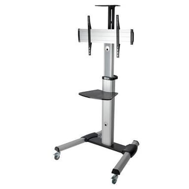 Tripp lite Rolling TV/LCD -asennuskärry DMCS3270XP 32-70 ", jopa 68 kg, kannettavan tietokoneen hylly jopa 4,9 kg, VESA 200-600 mm, musta/hopea