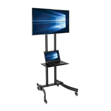 Tripp lite Rulla-TV/LCD-asennuskärry Rulla-TV/LCD-kiinnitysvaunu DMCS3770L 37-70 ", enintään 40 kg, kannettavan tietokoneen hylly jopa 9,9 kg, VESA 200-600 mm, musta