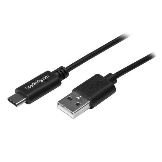 StarTech.com USB2AC50CM, 0,5 m, USB A, USB C, USB 2.0, Uros/uros, Musta