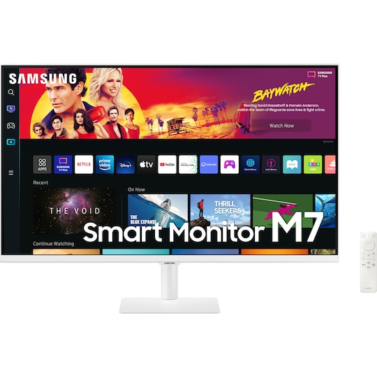 Samsung Smart Monitor M7 32" näyttö (valkoinen)
