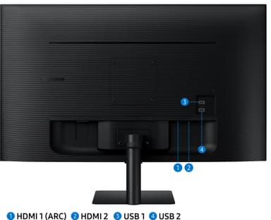 Samsung Smart Monitor M5 32" näyttö (musta)