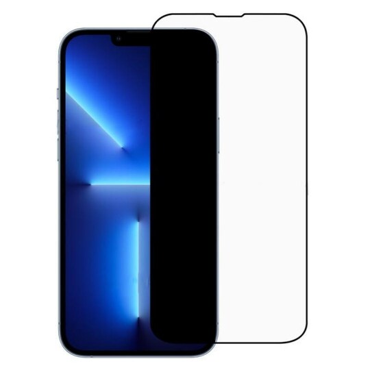Näytönsuoja iPhone 13 Pro Max karkaistu lasi mustalla reunalla