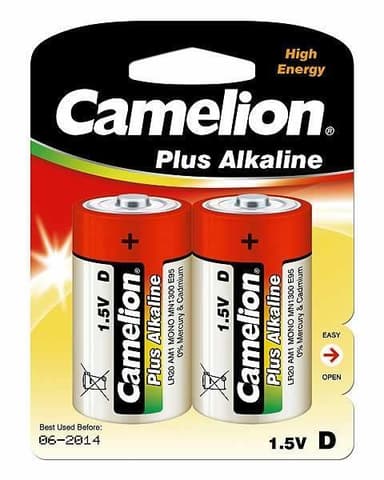 Camelion D/LR20, Plus Alkaline, 2 kpl