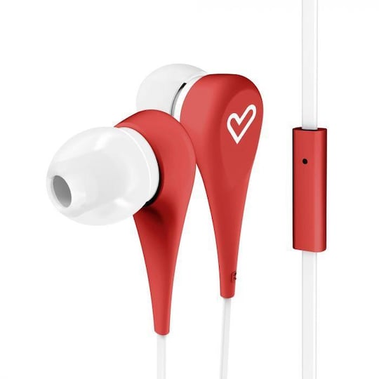 Energy Sistem -kuulokkeet, tyyli 1+ 3,5 mm, in-ear/ear-koukku, mikrofoni, punainen