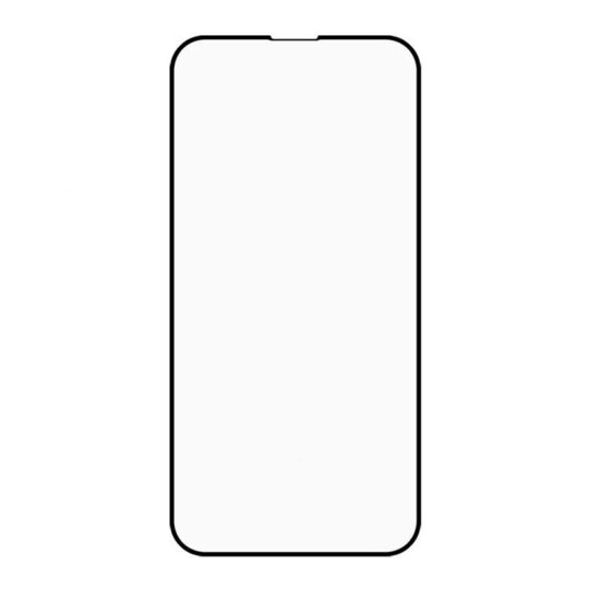 iPhone 13 Pro Max Näytönsuoja, musta kehys Karkaistu lasi