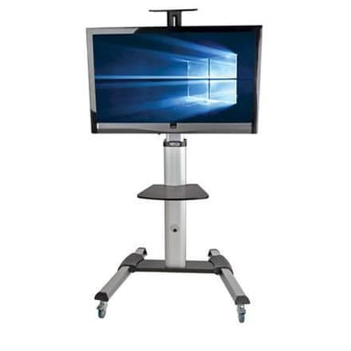 Tripp lite Rolling TV/LCD -asennuskärry DMCS3270XP 32-70 ", jopa 68 kg, kannettavan tietokoneen hylly jopa 4,9 kg, VESA 200-600 mm, musta/hopea