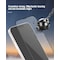 iPhone 13 Mini Näytönsuoja mustalla kehyksellä ja pölysuojuksella Karkaistu lasi