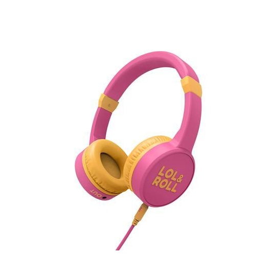 Energy Sistem -kuulokkeet Lol&Roll Pop Kids Sisäänrakennettu mikrofoni, Vaaleanpunainen, Langallinen, Korvassa