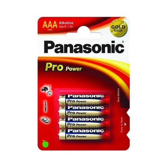 Panasonic 1x4 LR03PPG Alkaline, 4 kpl