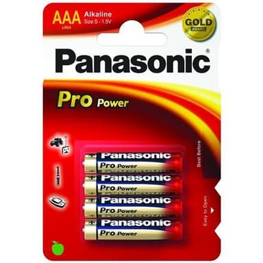 Panasonic 1x4 LR03PPG Alkaline, 4 kpl
