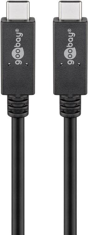 Goobay USB-C""-kaapeli USB 3.2 sukupolven 2x2, 5 A, musta