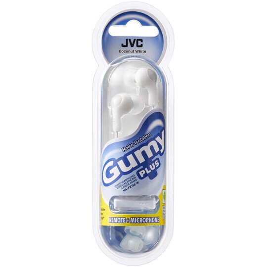 JVC Kuulokkeet Gumy Plus In-Ear Mic Valkoinen
